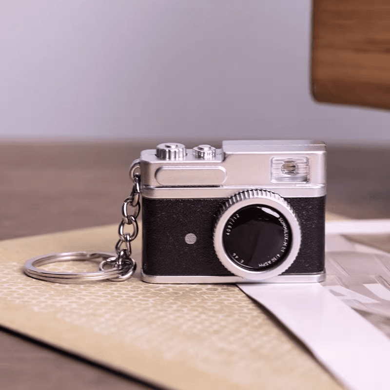 Luminous Mini Camera Keychain
