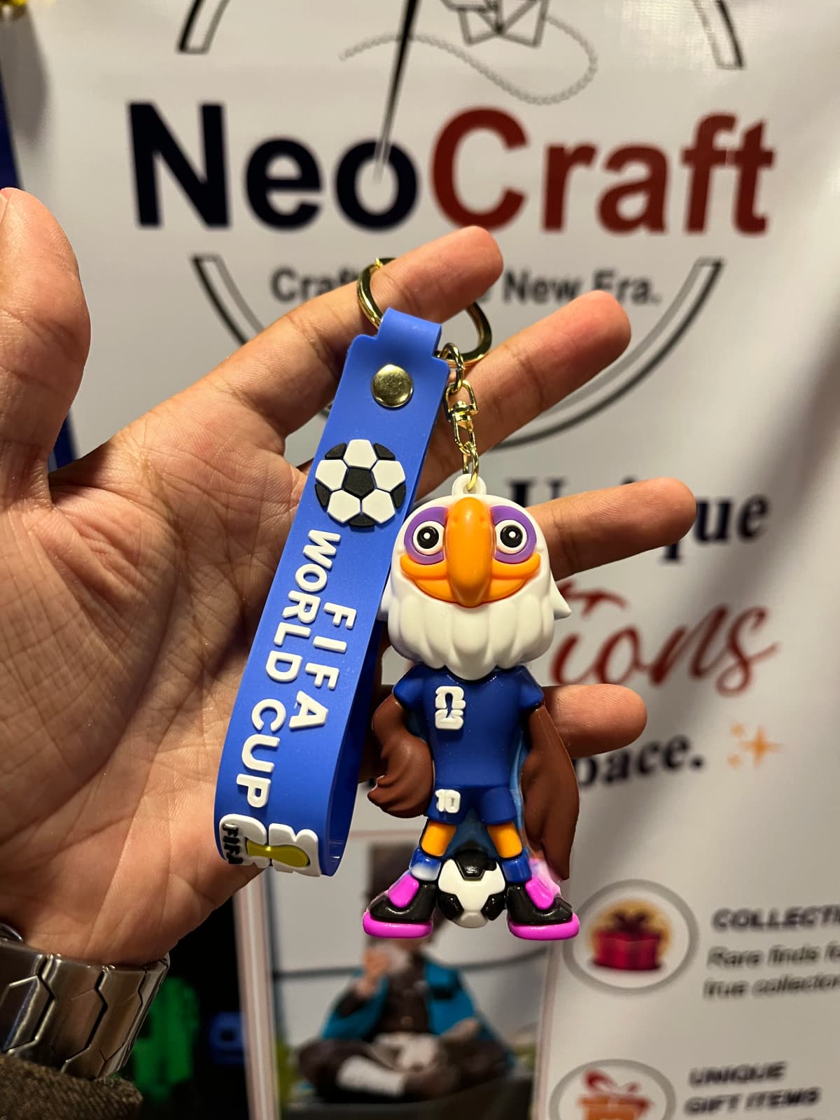 Blue Mascot